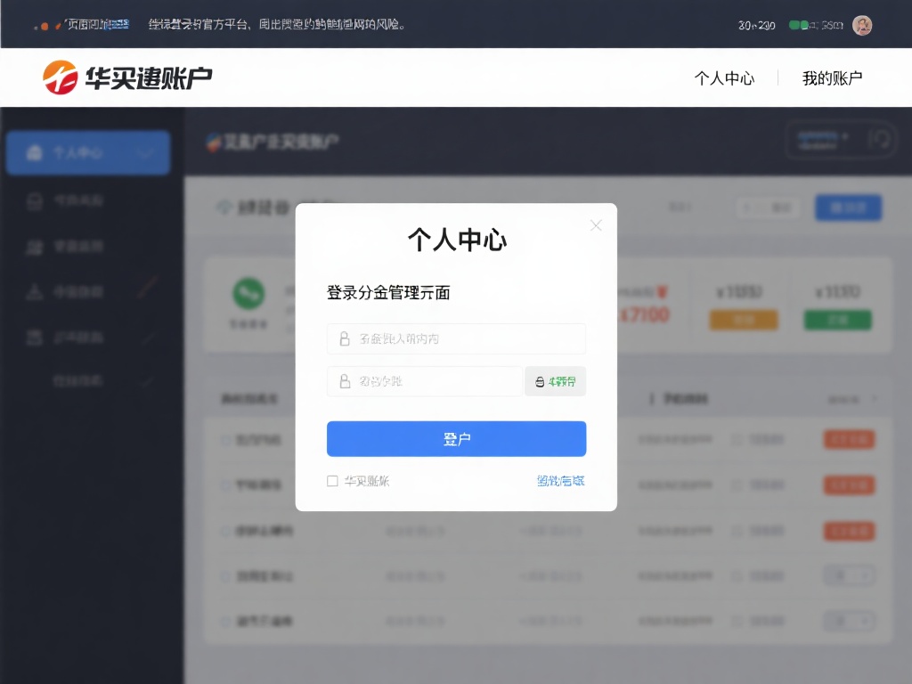 登录账户并进入个人中心
首先，用户需要登录自己的