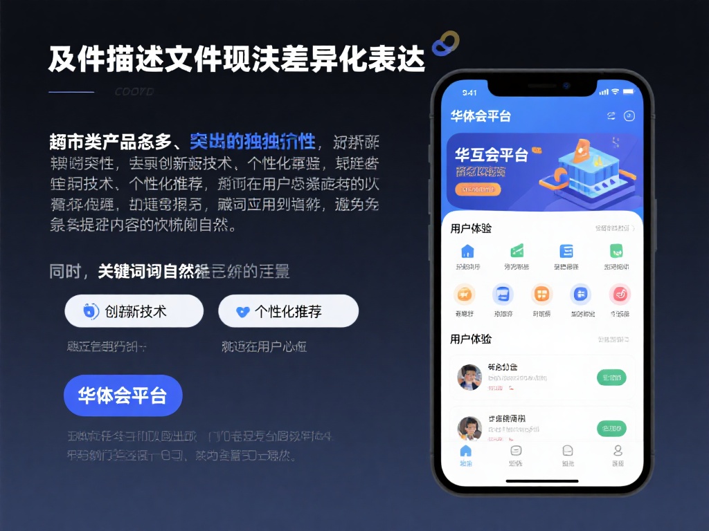 此外，描述文件还需注重差异化表达。市场上同类产品众